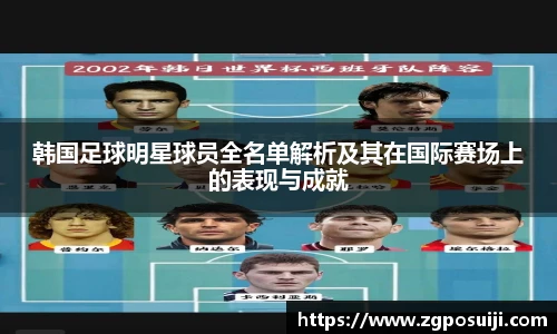韩国足球明星球员全名单解析及其在国际赛场上的表现与成就